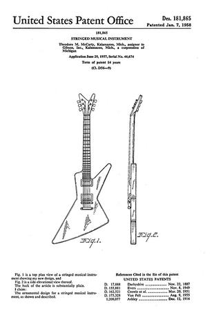 Illustration for article titled A Trio of Futuristic Guitars from 1958